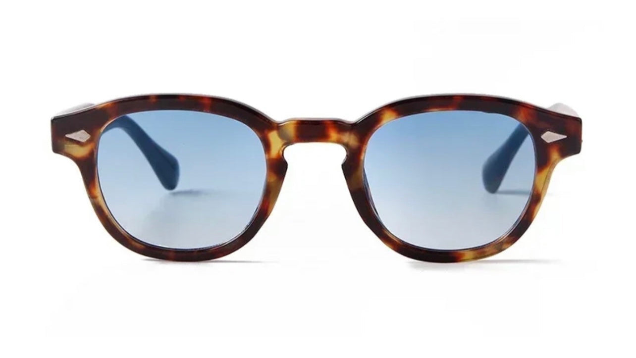 classic leopard blue