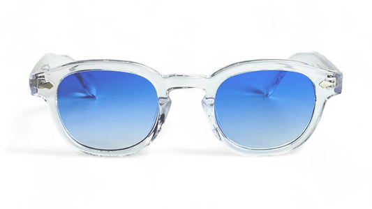 classic glass blue