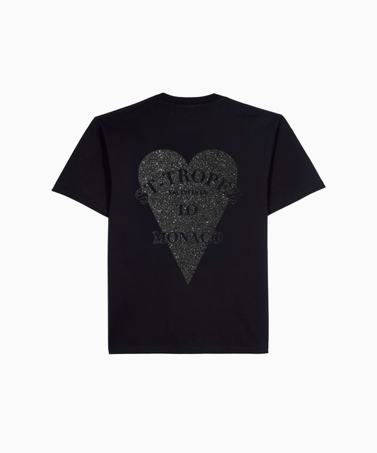 T-SHIRT FULL BLACK ST-TROP